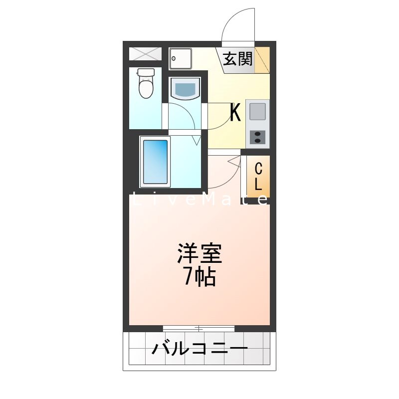 AILE神戸西の間取り写真