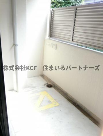 バルコニー　お洗濯にも便利なバルコニー付き