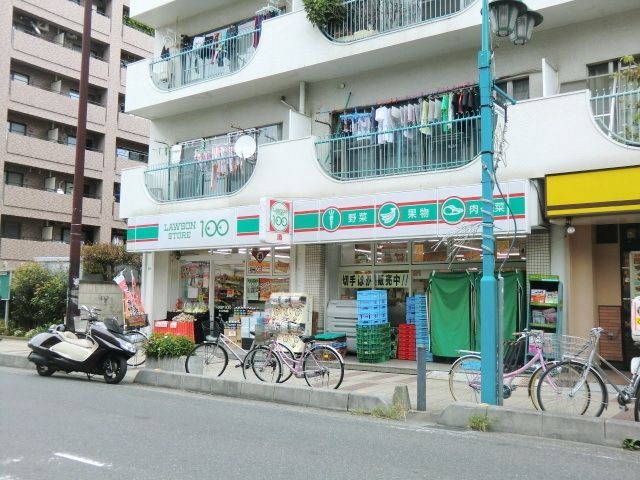 コンビニ　ローソンストア100わらび中央店（コンビニ）まで617m