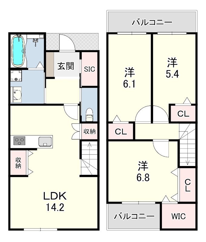AG REGA東園田の間取り写真