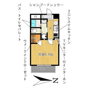 パークサイドアパートメンツ・パーソンズの間取り写真