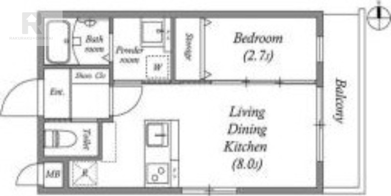St.Residence南津の辺の間取り写真
