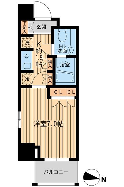 エコロジー東陽町プロセンチュリーの間取り写真