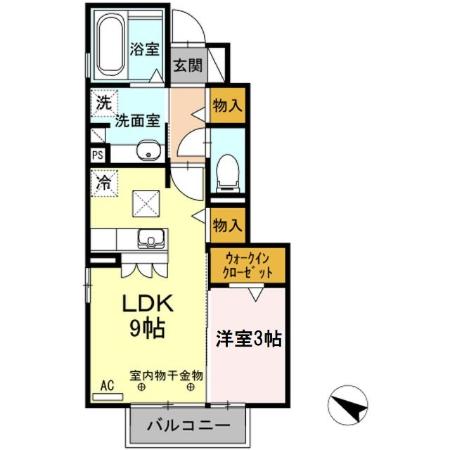 フローラII三園の間取り写真