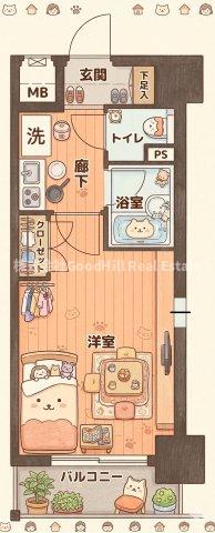エスリード新大阪第7の間取り写真