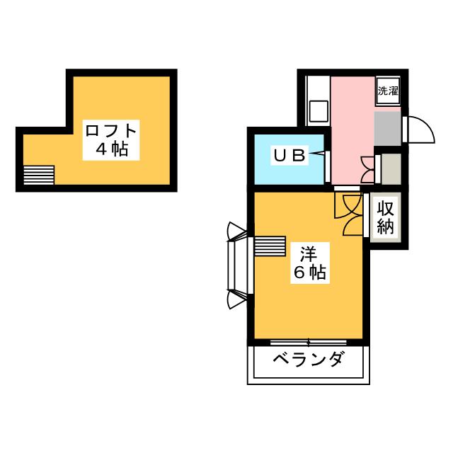 セゾン上尾の間取り写真