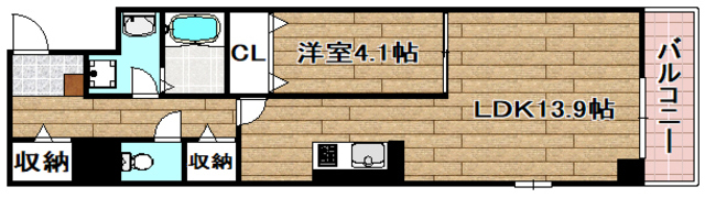 セレノスクエアの間取り写真