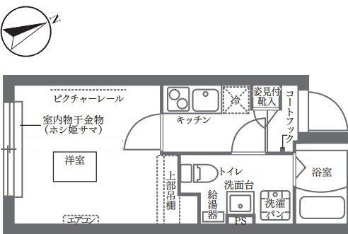 COCOCUBE北品川の間取り写真