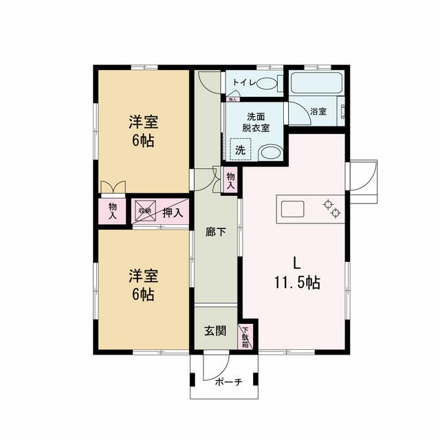 大宮町戸建の間取り写真