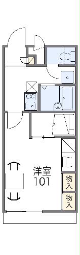 レオパレスつどいの間取り