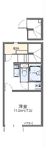 レオネクストスクウェア　ワンの間取り