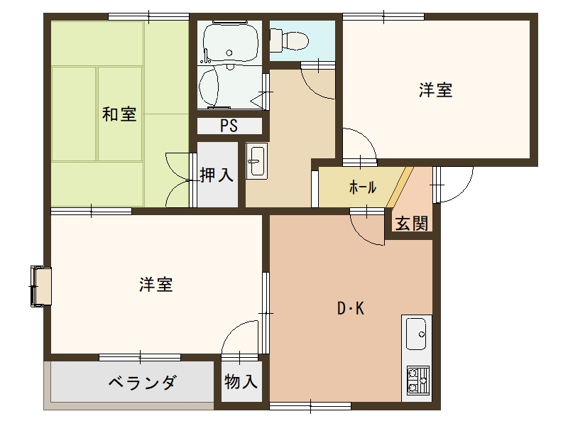 ブランシェ下森Ａの間取り