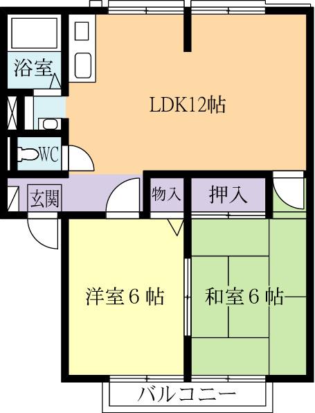 サンビレッジロイヤルＡの間取り