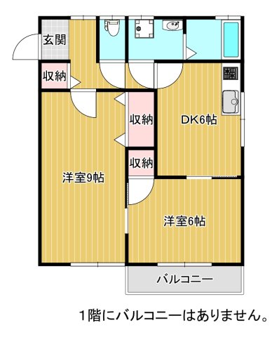 ルストーレ潟町の間取り