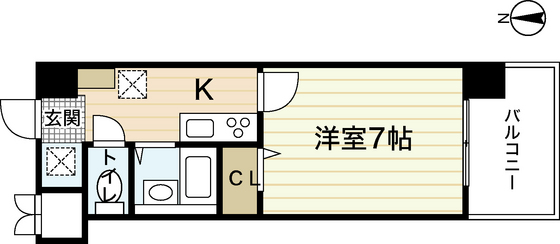 パークサイド羽衣の間取り