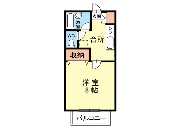 コーポサイトの間取り写真