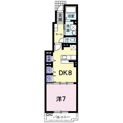 ラフレシールIの間取り