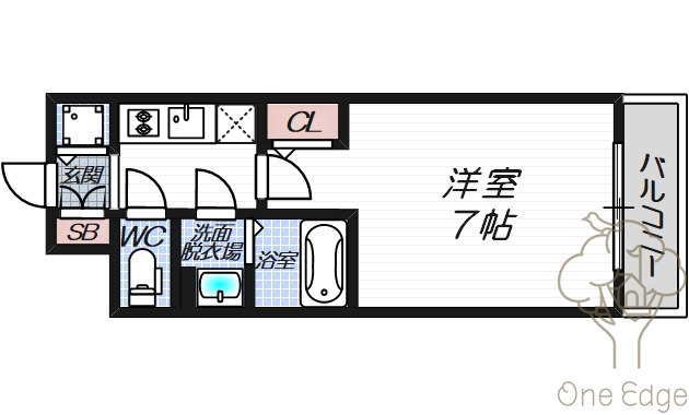 エスリード梅田グレイスの間取り