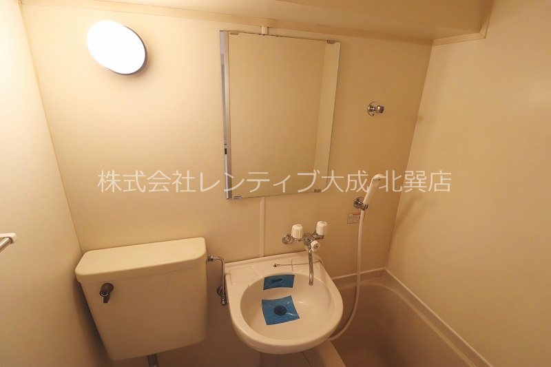 【大阪市生野区林寺のマンションの洗面設備】