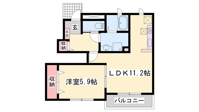 ライラック　グレースの間取り