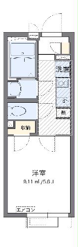 クレイノフェリス金町の間取り