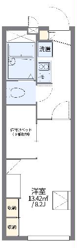 レオパレス希みが丘IIの間取り