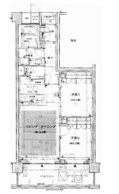 ザ・パークハウス鎌倉若宮大路の間取り