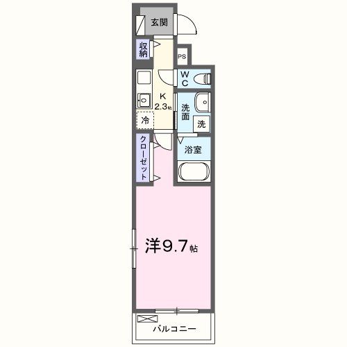 船橋市滝台のアパートの間取り