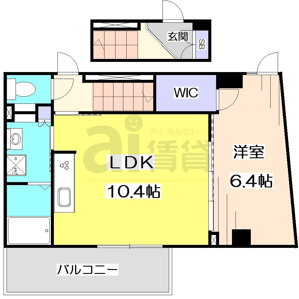 杉並区下井草のマンションの間取り