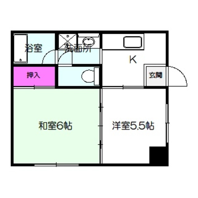 第6渡部ビルの間取り