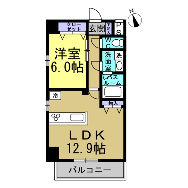 コントレイルりんくう常滑の間取り