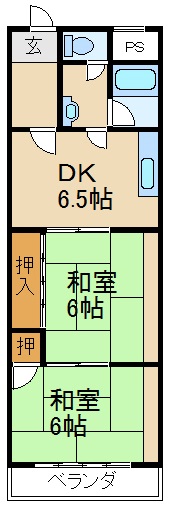 シャルマンクロベ５の間取り