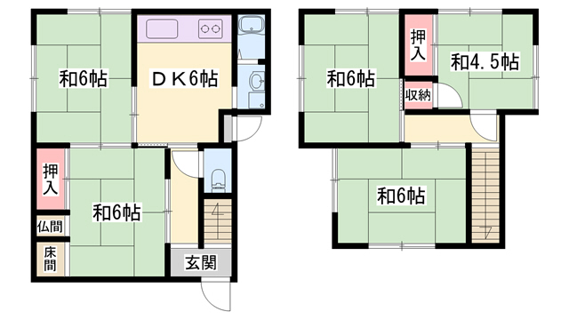 西脇市和田町戸建の間取り