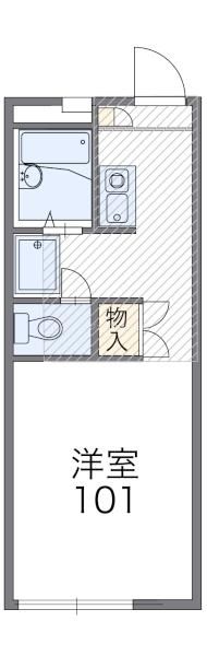 座間市栗原中央のアパートの間取り