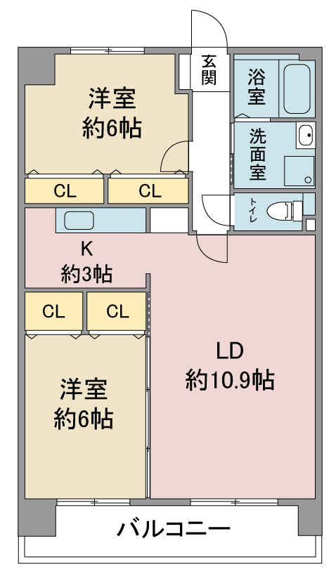 ワンダフルコートIIの間取り