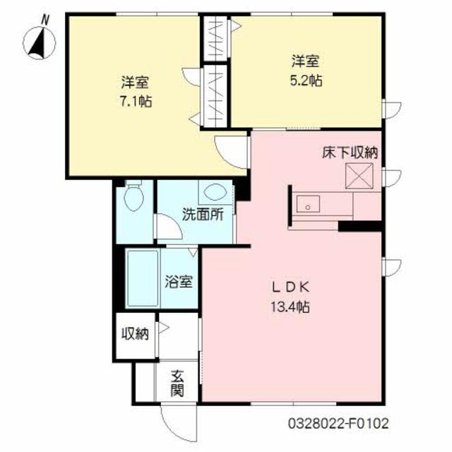 プレミール２１　Ｅ棟の間取り