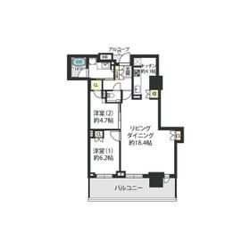 【尼崎市南塚口町のマンションの間取り】