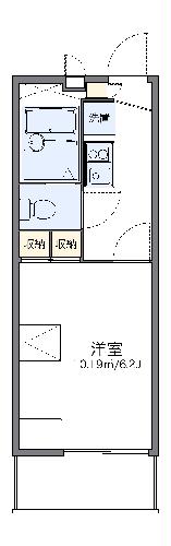 【レオパレスアミーの間取り】