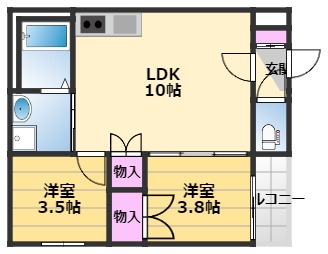 I maison Rhodon（アイ メゾン ロドン）の間取り