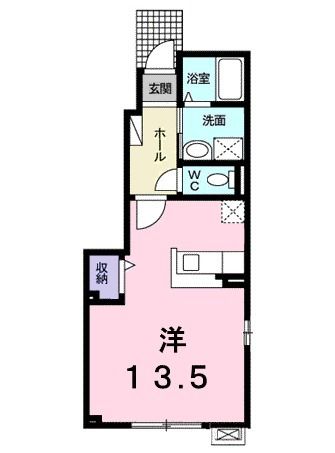 函館市鍛治のアパートの間取り