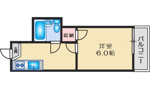 丸矢マンションの間取り