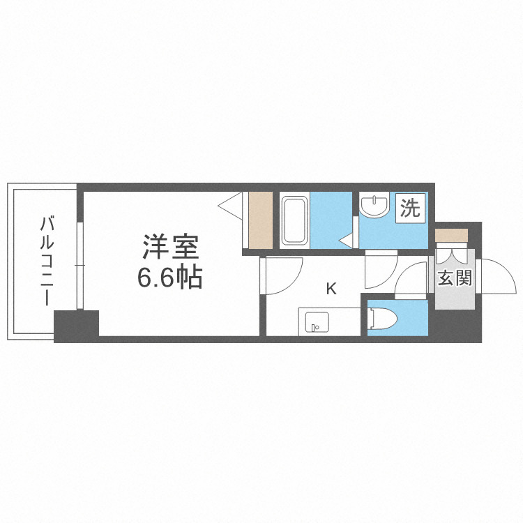 ベイサイドパークOSAKAサウスレジデンシスの間取り