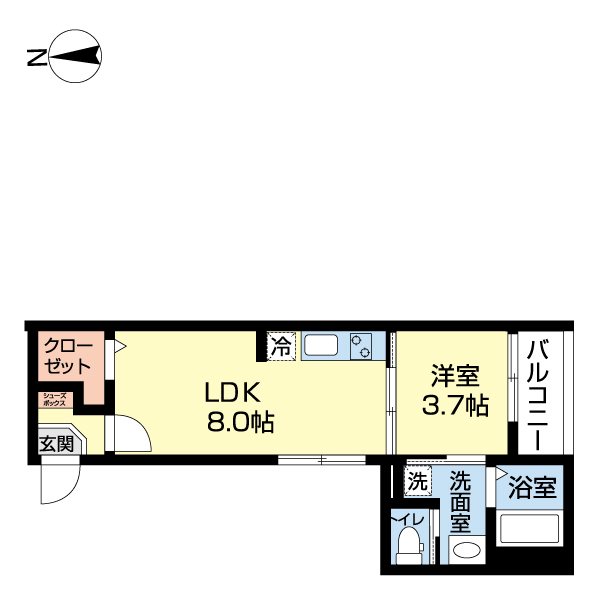 エクセルシア６番館の間取り