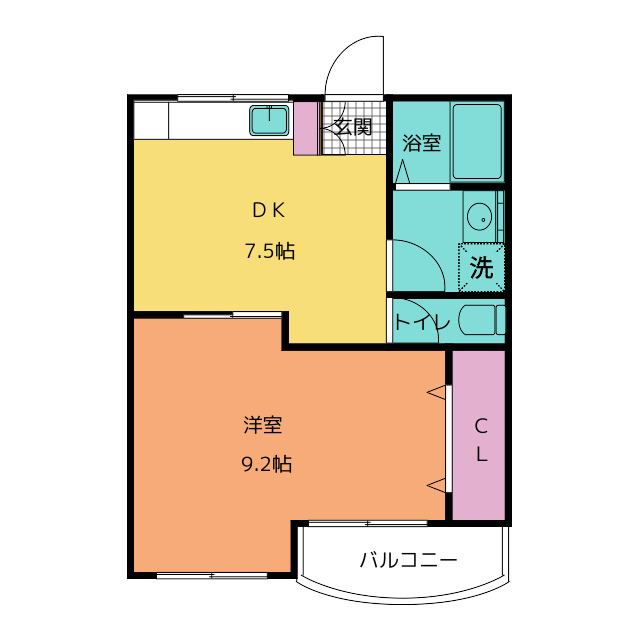 ダイムコーポ大池IIの間取り