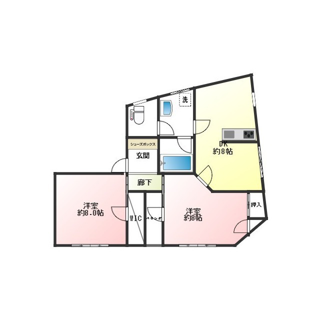 青木ビル（八ツ梅）の間取り