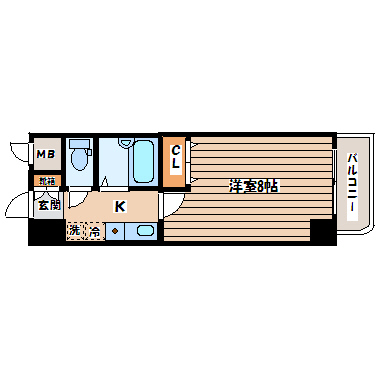 HIKOハイツの間取り