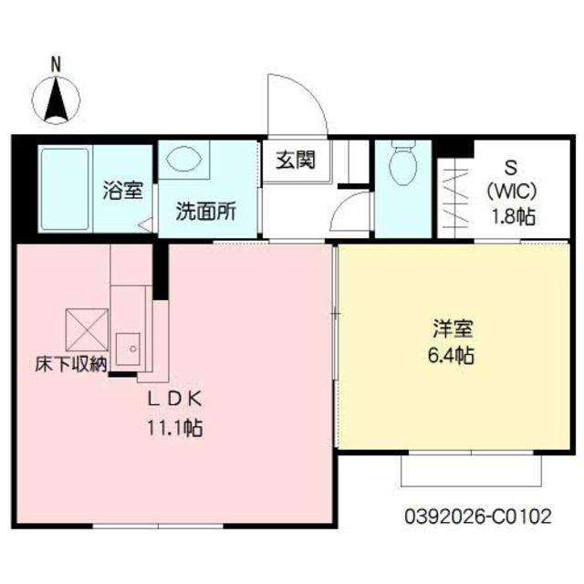 サンリッチ　Ｃ棟の間取り