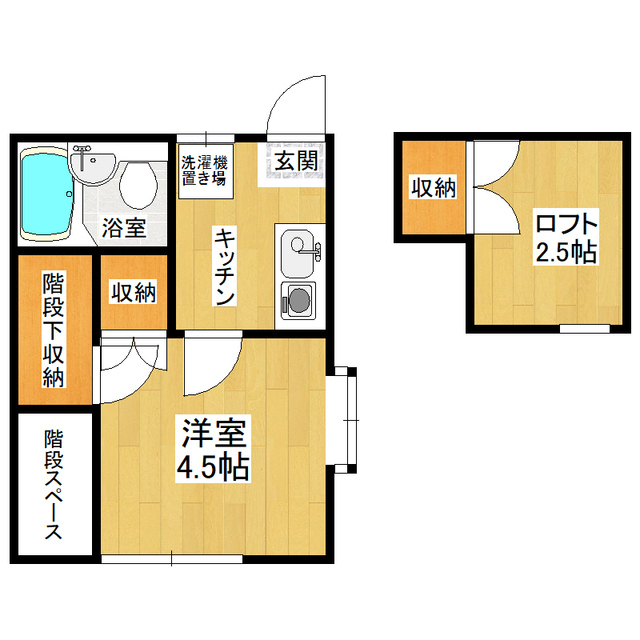 サザビーズＡ棟の間取り