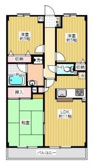 新町ハイツの間取り