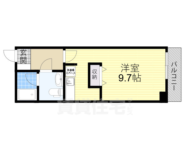 摂津市千里丘のマンションの間取り